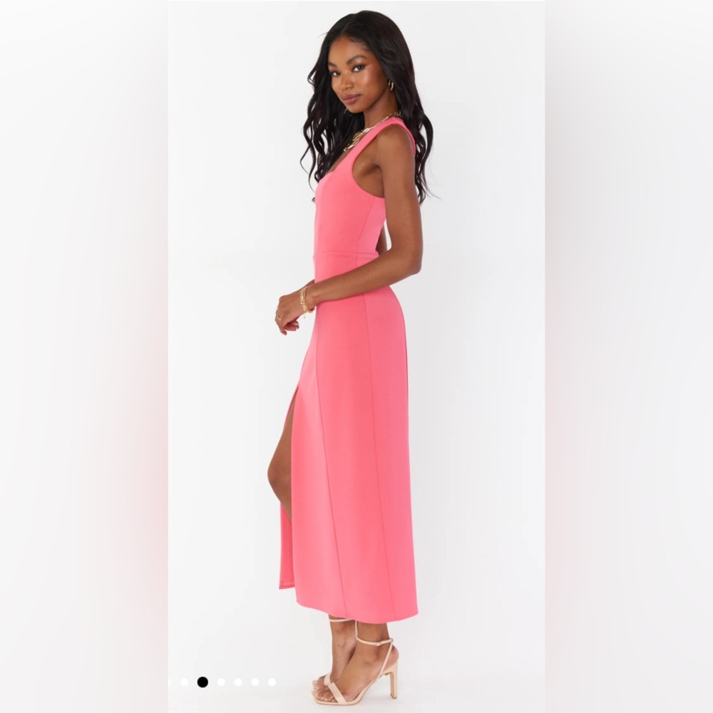 Eden Midi Dress-Flamingo Pink size Small